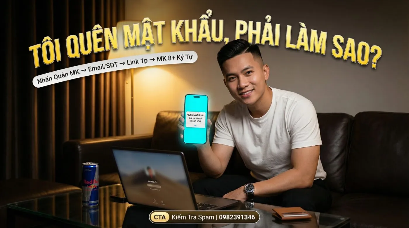 Tôi quên mật khẩu, phải làm sao?