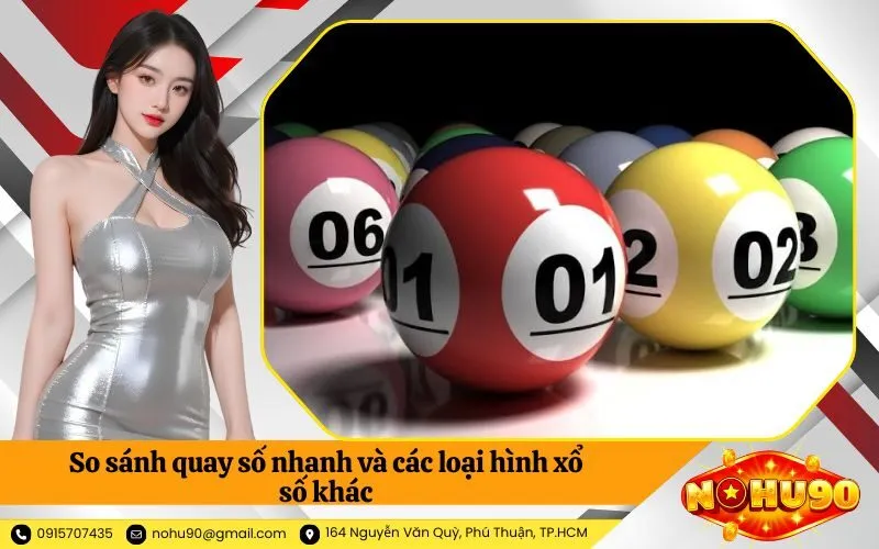 So sánh quay số nhanh và các loại hình xổ số khác